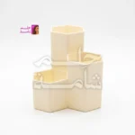⁦منظم اقلام كلاسيك 3 خانة (شكل سداسي)⁩ - الصورة ⁦5⁩