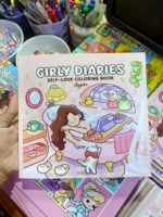 Girly diaries colouring book