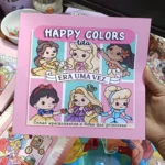 Happy colours colouring book