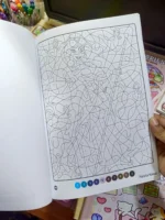 كتاب تلوين بالأرقام اميرات الجزء الاول 23 رسمة - Image 2
