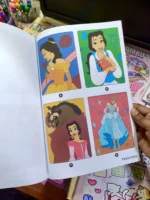 كتاب تلوين بالأرقام اميرات الجزء الاول 23 رسمة - Image 4