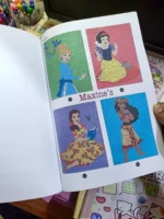 كتاب تلوين بالارقام الاميرات الجزء الثاني 23 رسمة - Image 3