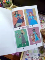 كتاب تلوين بالارقام الاميرات الجزء الثاني 23 رسمة - Image 4
