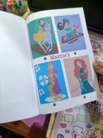 كتاب تلوين بالارقام الاميرات الجزء الثاني 23 رسمة - Image 6